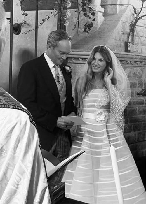 Jemima Goldsmith shares pictures of inside her wedding day to Irish-Australian financier Cameron O'Reilly. Pic: JemimaKhan/Instagram