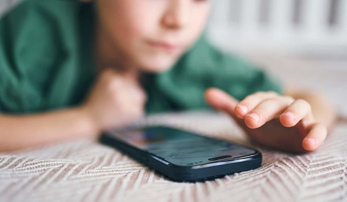 Almost three-quarters of children between the ages of eight and 12 still have social media accounts, while sexual content is being pushed to those aged between 12 and 15, research has found. Pic: Getty Images