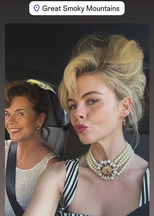 Saoirse-Monica Jackson and her mum visit Dollywood. Pic: Saoirse-Monica Jackson/Instagram