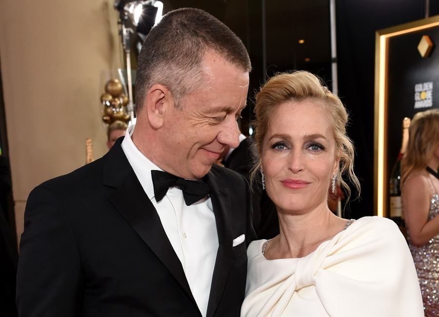 gillian anderson and ex peter morgan