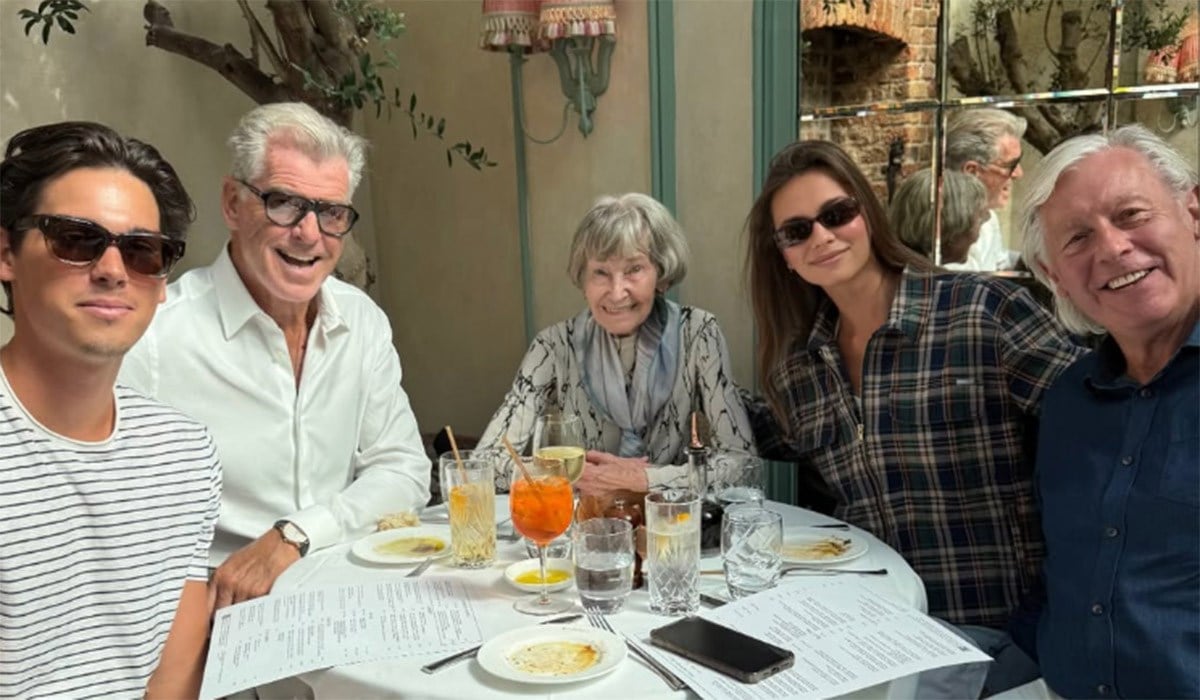 Pierce Brosnan's family day out. Pic: Paris Brosnan / Instagram
