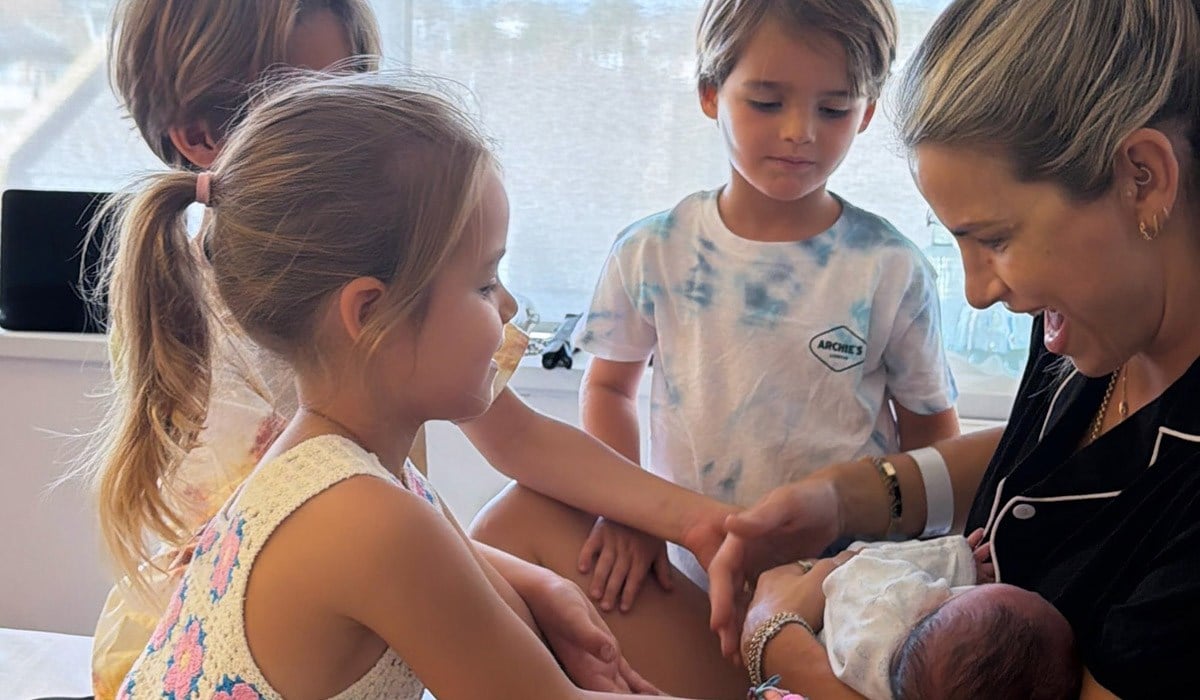 Vogue Williams' fourth child has arrived. Pic: Vogue Williams / Instagram
