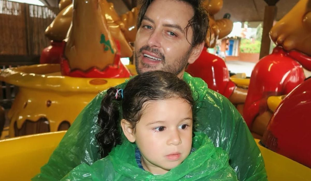 Brian Dowling and Arthur Gourounlian celebrate daughter Blake’s third birthday in style.Pic: Instagram