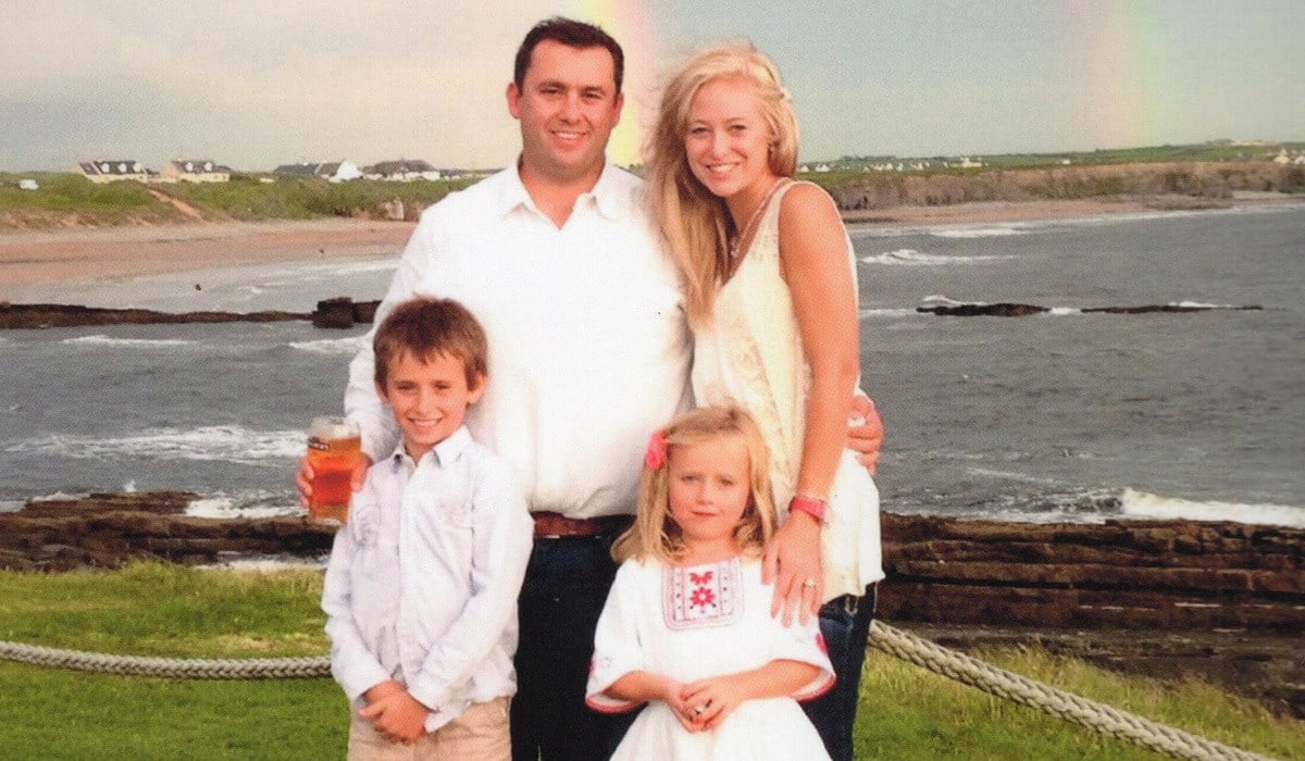 Jason Corbett and Molly Martens with Jack and Sarah Corbett-Lynch. Pic: Netflix