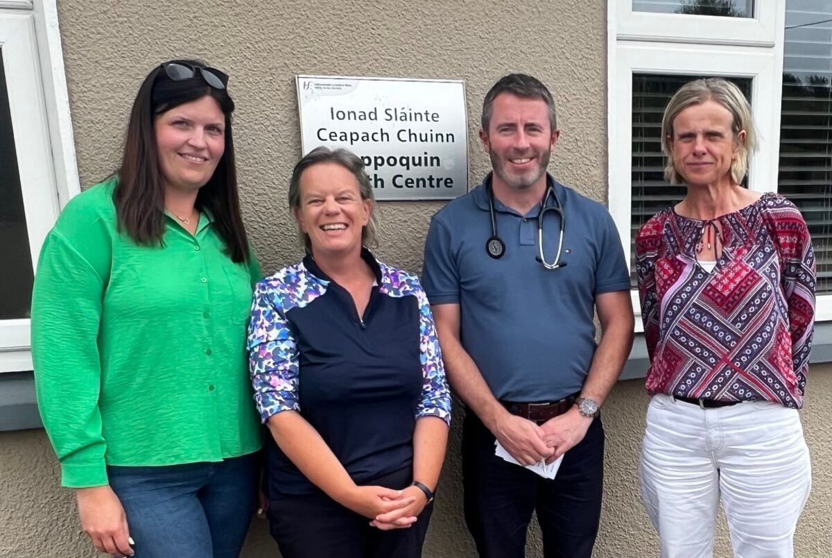 Bridget Lombard Grainne Moynihan Dr Derek Casey Marcella Scanlan