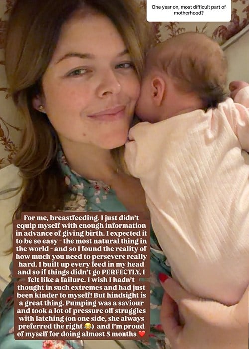 Doireann Garrihy reveals the most difficult thing about motherhood. Pic: Doireann Garrihy Instagram