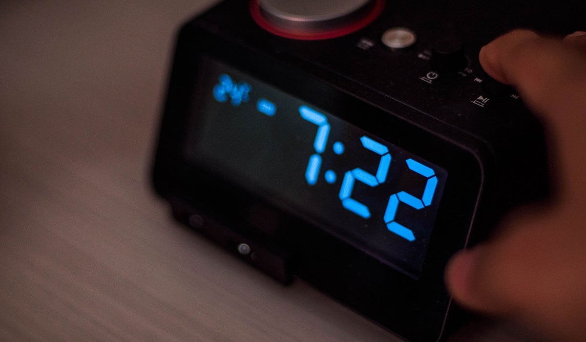 GettyImages Digital alarm clock