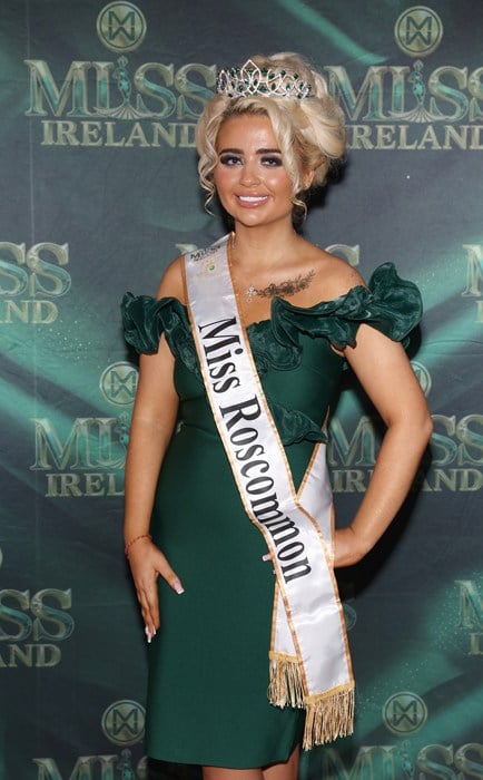 Miss Ireland launch 2026, Miss Roscommon - Latisha McCrudden, 22 years of age, going into her fourth year of my law degree in the University of Galway and an Irish Activist.. Pic: Brian McEvoy