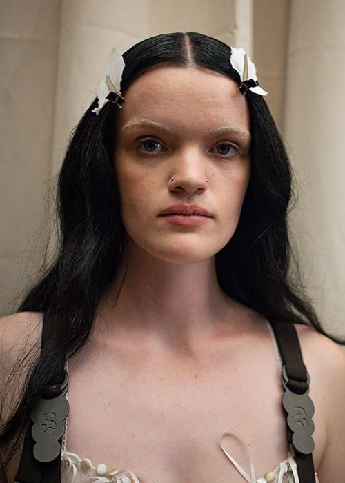 Joanna Donnelly's daughter, Nicci Luijkx, in Ireland Fashion Week. Pic: Provided