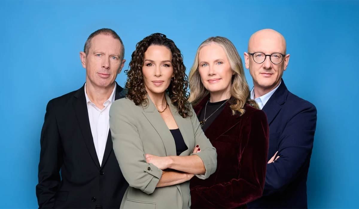 Morning Ireland, Gavin Jennings, Audrey Carville, Sarah McInerney and Justin McCarthy. Pic: RTE
