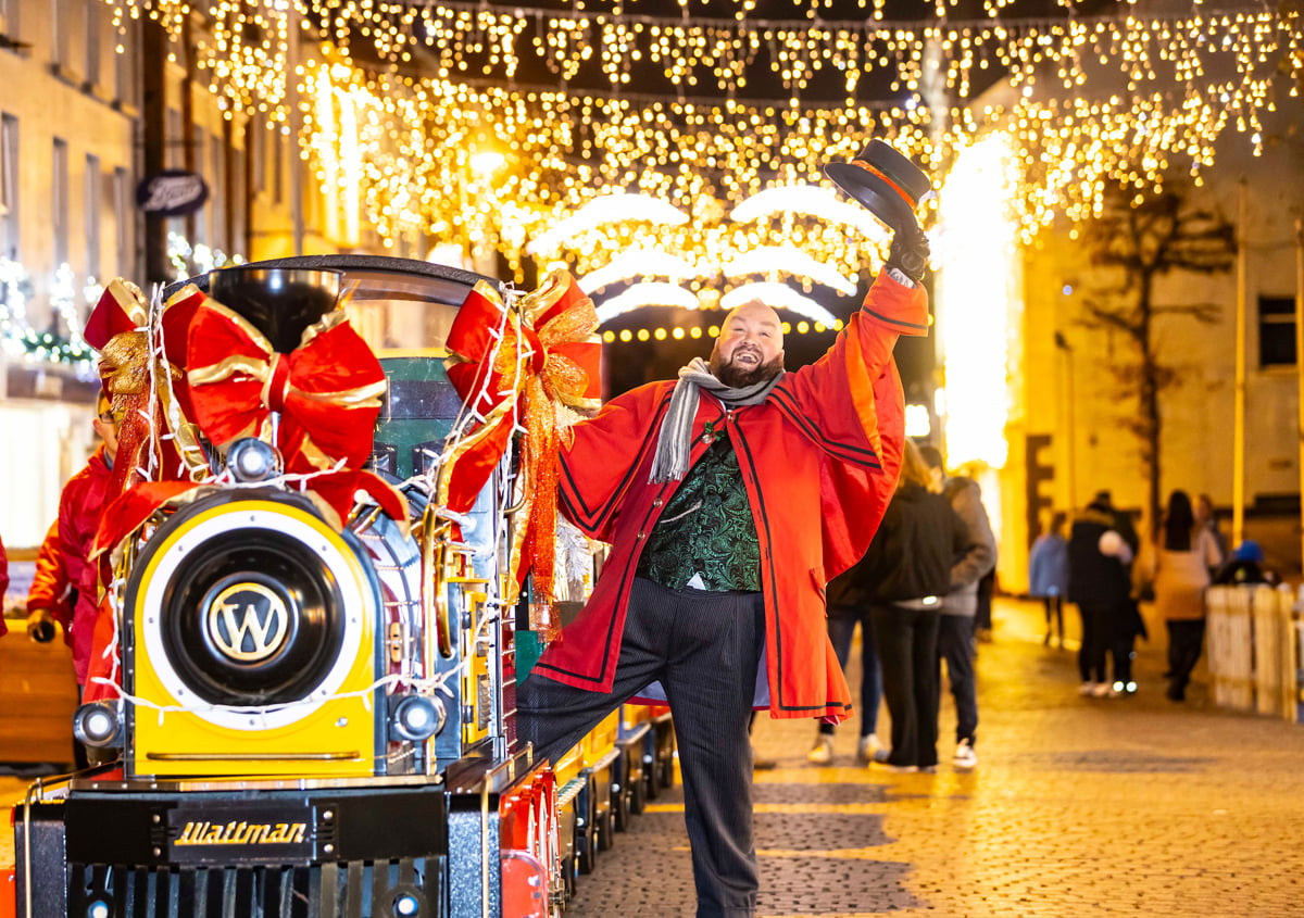 WINTERVAL EXPRESS TRAIN WITH DRIVER JAMIE DROHAN