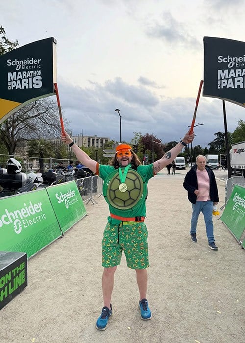 King of Chemo, Iain Ward. Pic: Instagram
