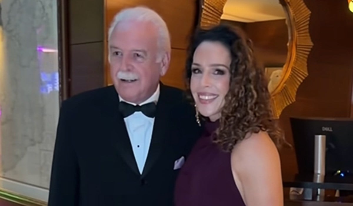 Marty Whelan and Sarah McInerney at the IMROs. Pic: RTÉ Radio 1 / Instagram