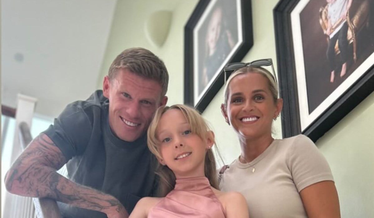 Erin and James McClean with Allie-Mae. Pic: Erin McClean/Instagram