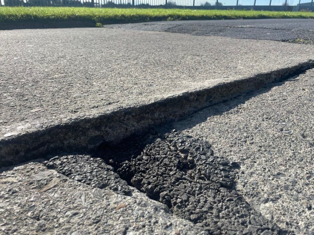 Main road into Ballybeg
