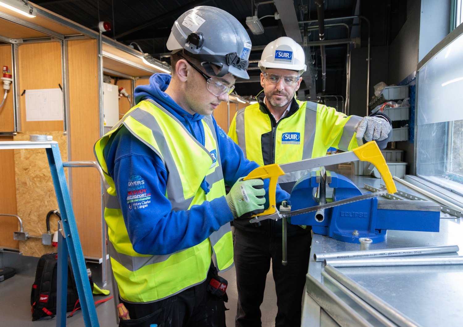 Apprentice Cillian Kelly, Kildare + Brendan Moley COO, Suir Eng (Paul Sherwood) (2)