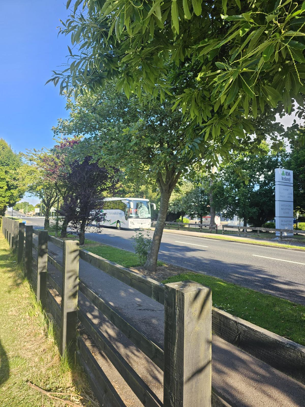 e-scooter crash with bus