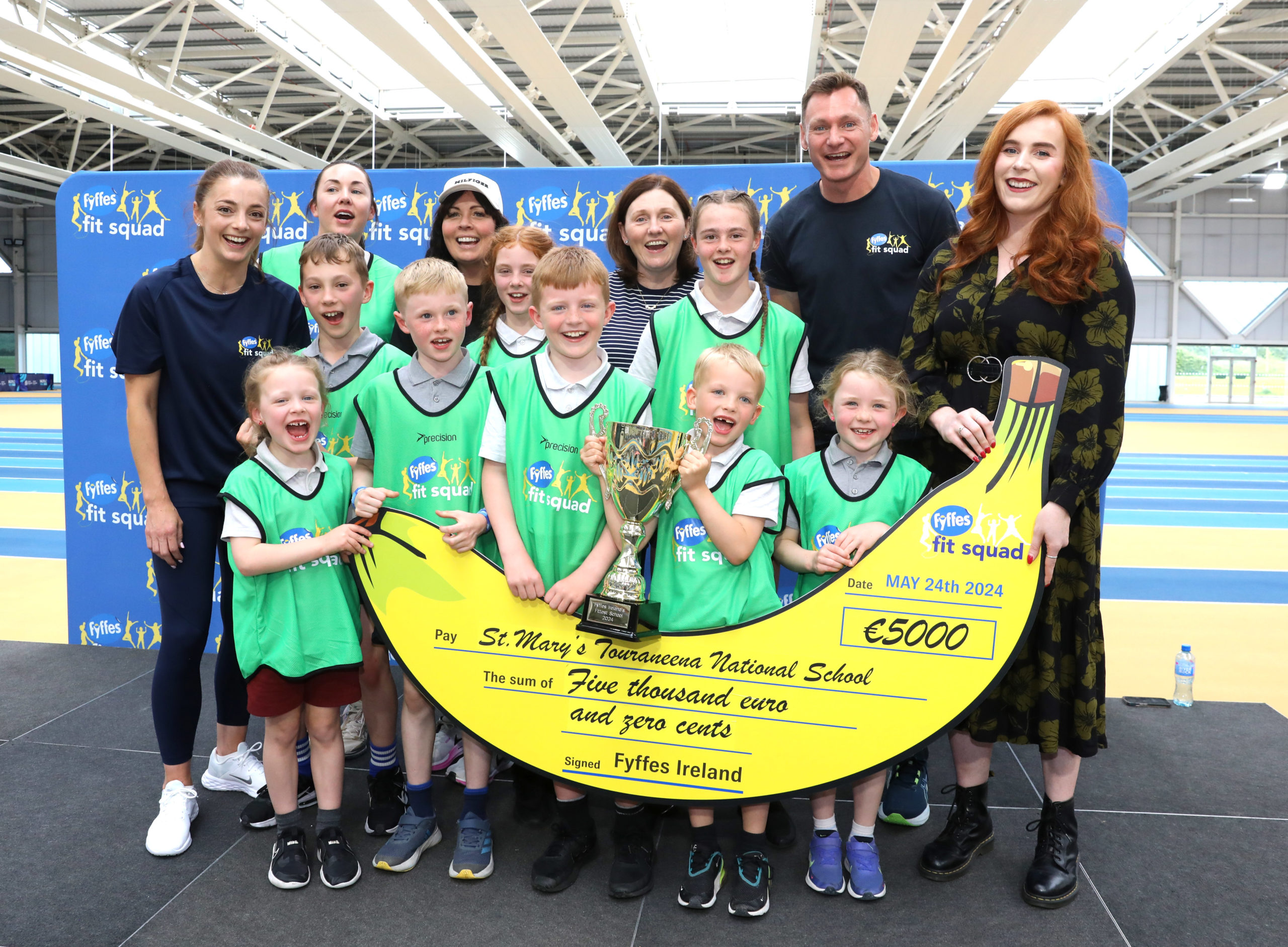 CHAMPIONS: from St. Mary’s Touraneena National School, Waterford,