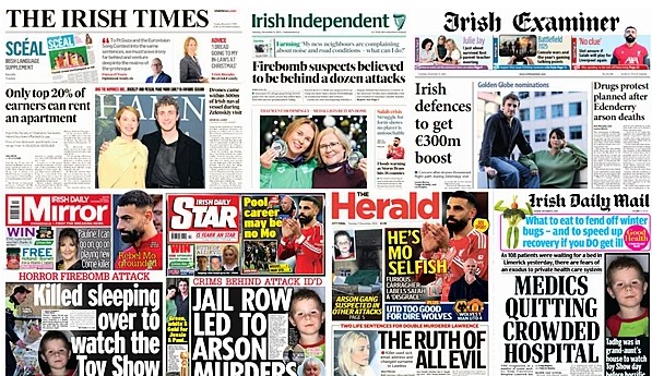 Tuesday's front pages