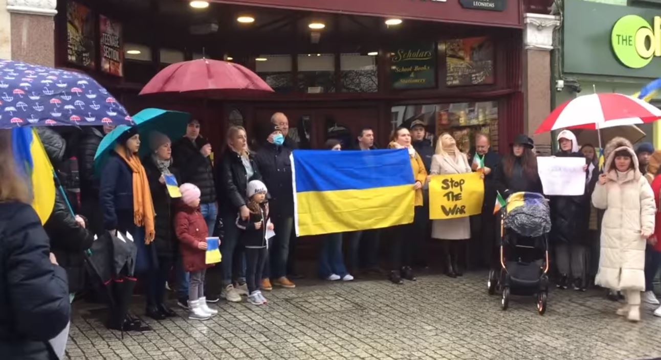 Rally for Ukraine in Waterford