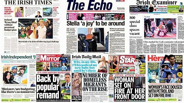 Wednesdays' Front Pages