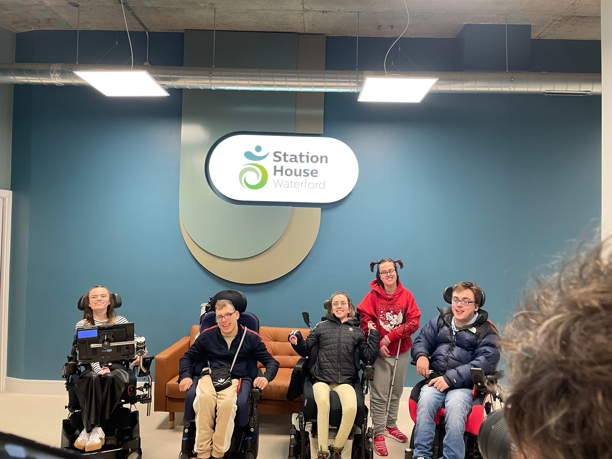 IWA service users at the new Station House Community Hub, Railway Square, Waterford.