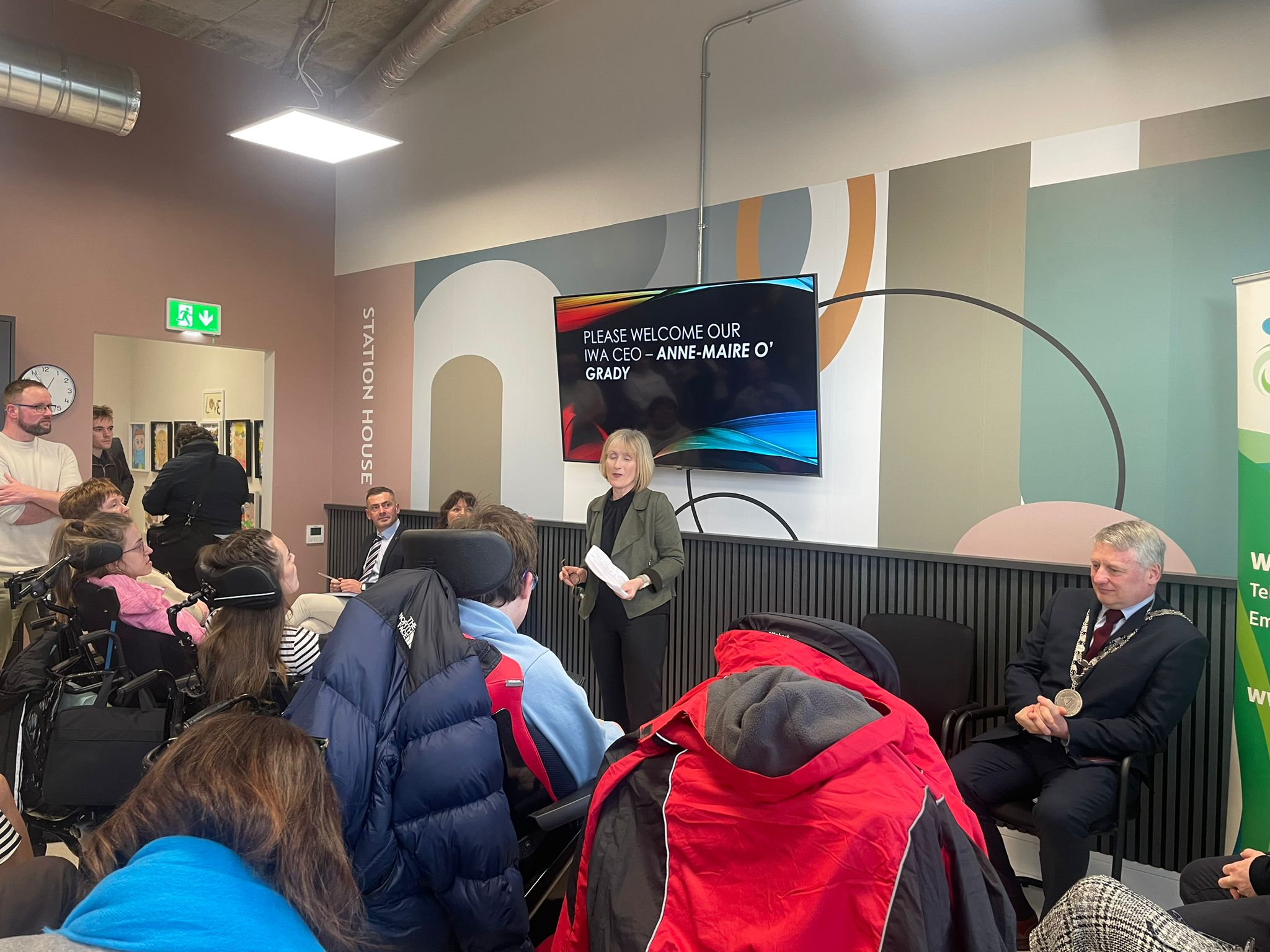 IWA CEO, Annmarie O'Grady at the new Station House Community Hub, Railway Square, Waterford.