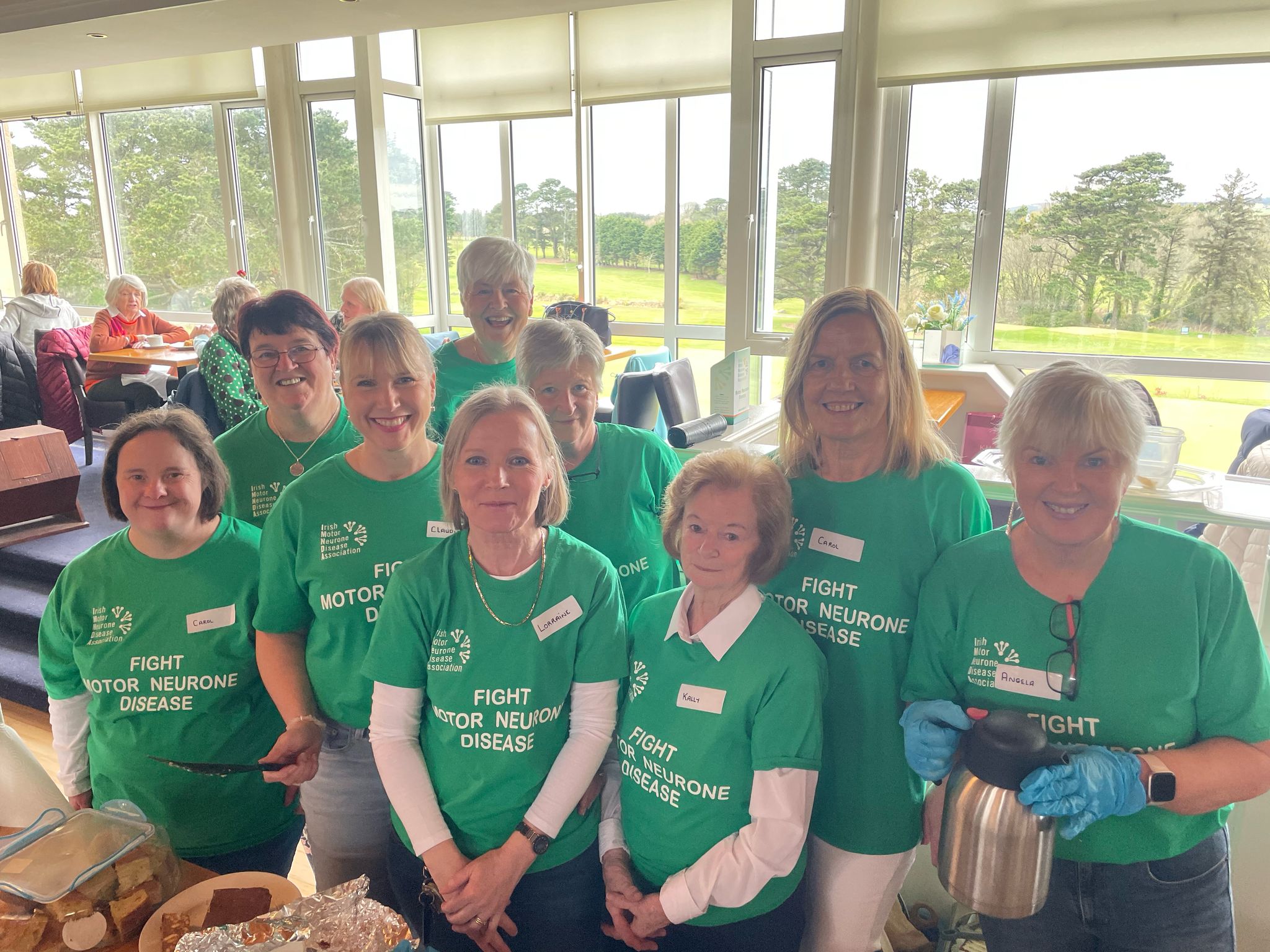 Drink tea for MND coffee morning at Tramore Golf Club
