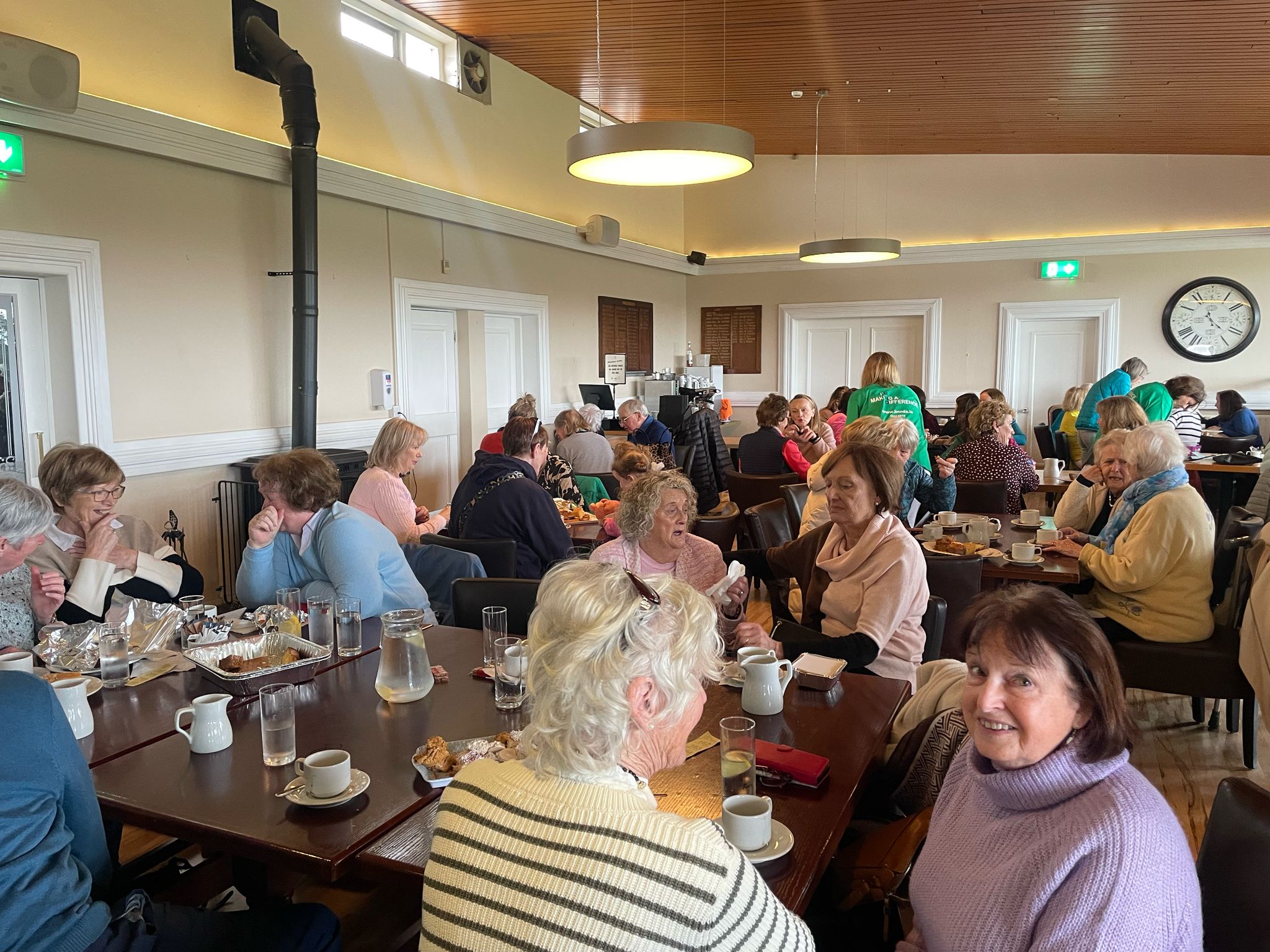 Drink tea for MND coffee morning at Tramore Golf Club