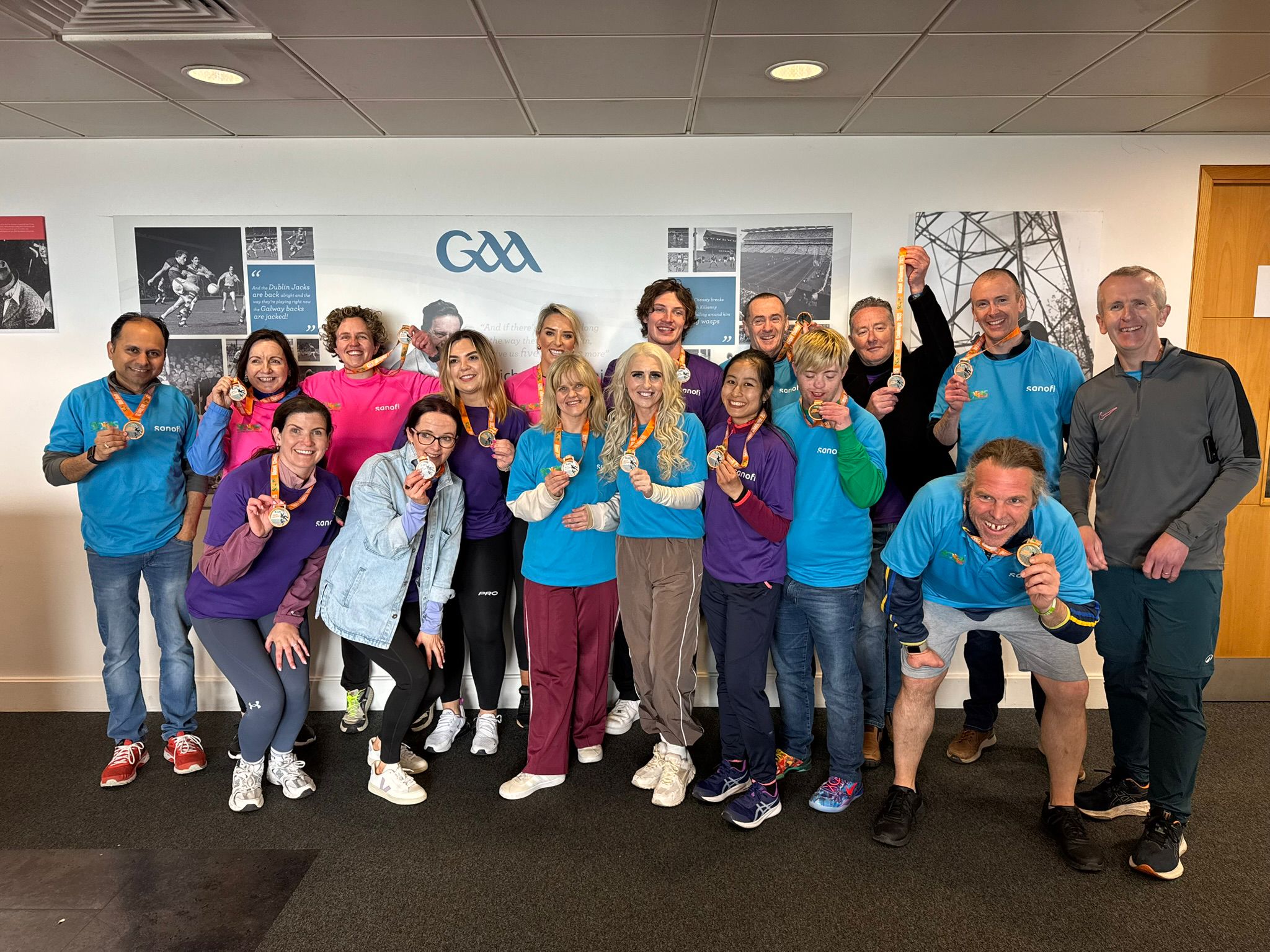 Staff at Sanofi, Waterford.