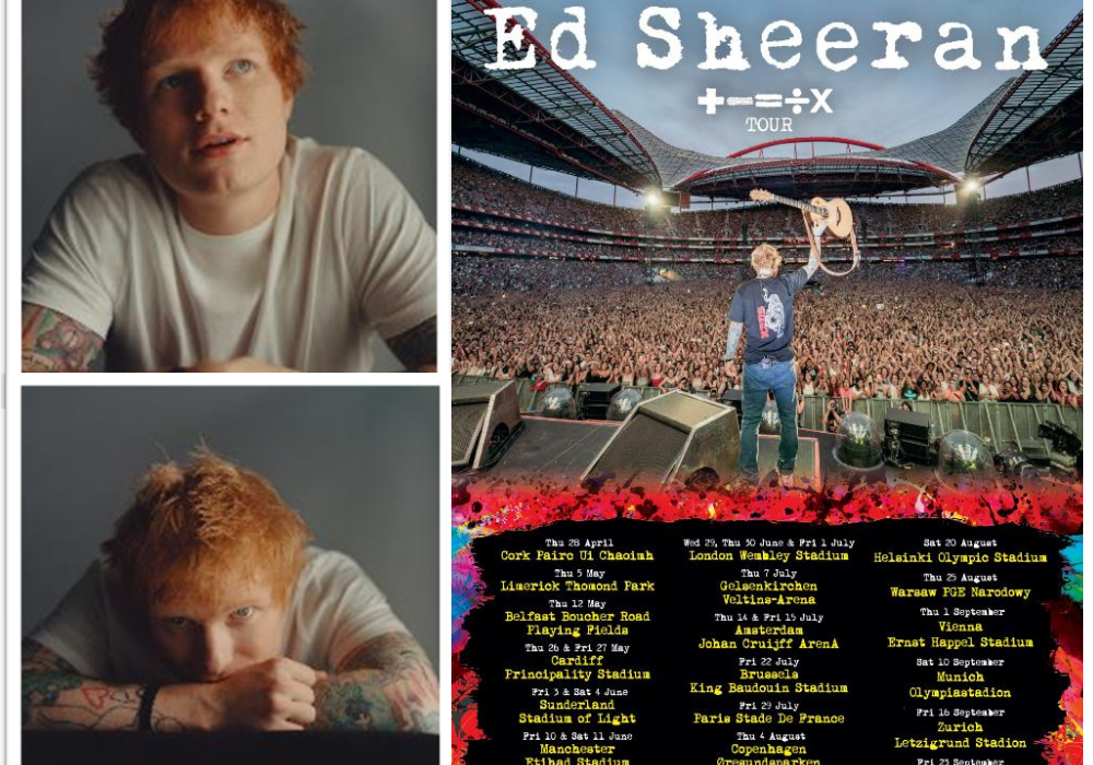 mathematics tour sheeran